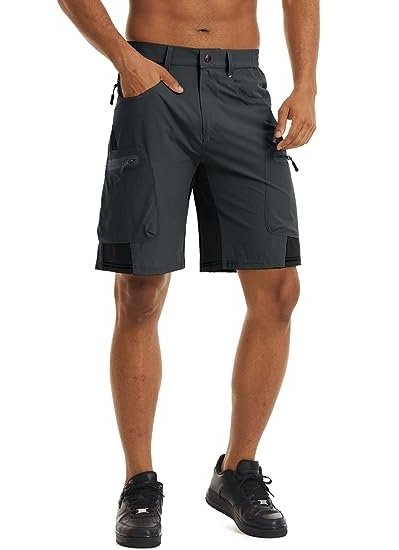 Men's Hiking Shorts Lightweight Quick Dry Cargo Shorts with 5 Pockets